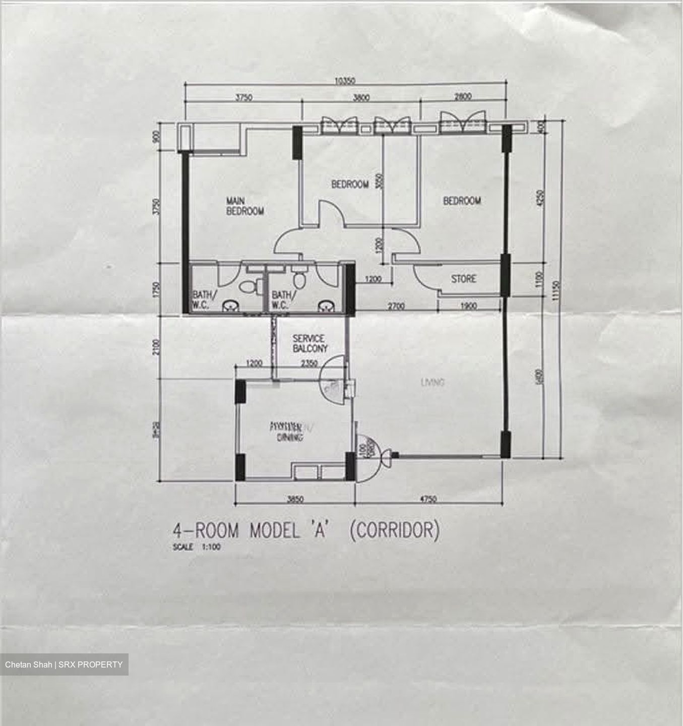 Blk 159 Hougang Street 11 (Hougang), HDB 4 Rooms #638691371
